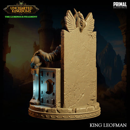 King Noble Wizard Leofman | Uncharted Kingdoms | TTRPG D&D Miniature | Primal Collectibles