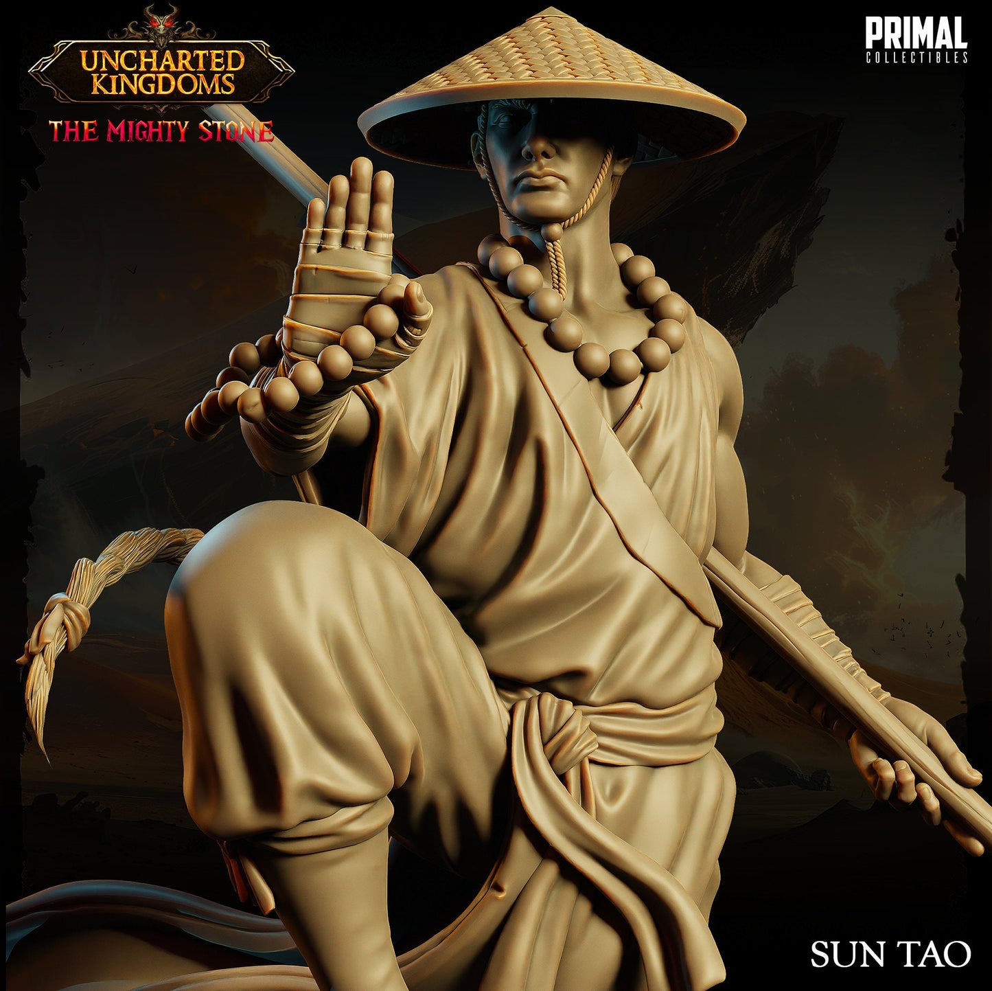 Monk Sun Tao | Tabletop Scale | TTRPG D&D Miniature | Primal Collectibles