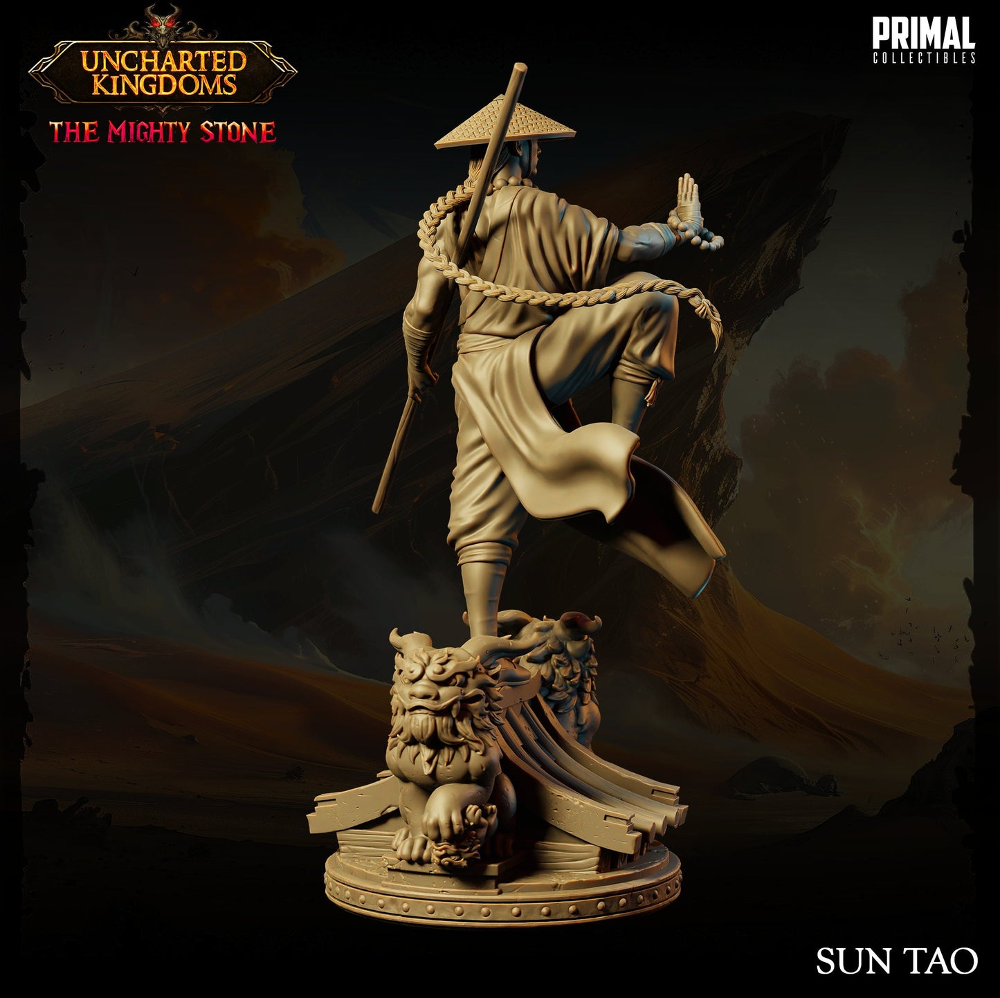 Monk Sun Tao | Tabletop Scale | TTRPG D&D Miniature | Primal Collectibles