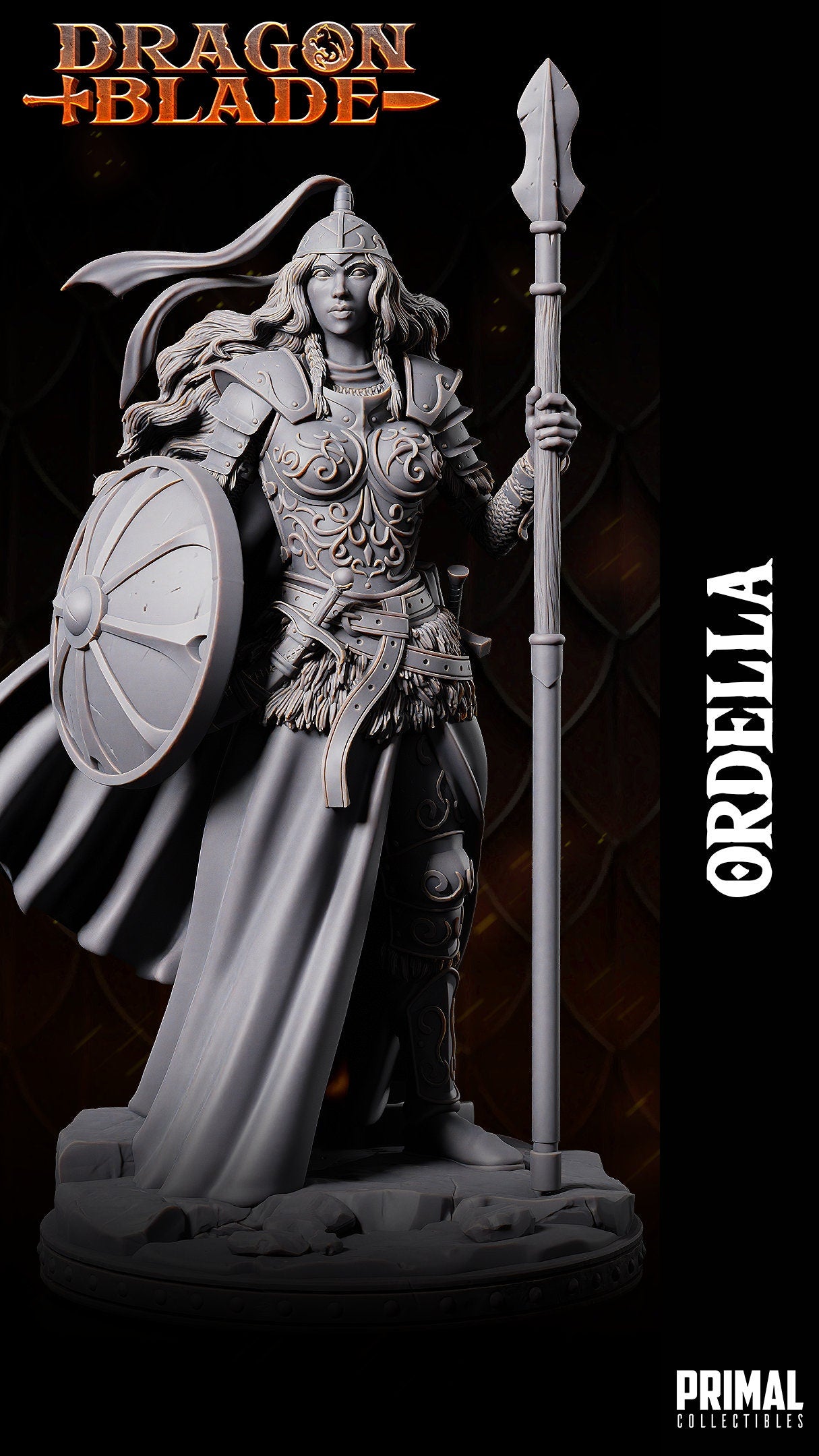Ordella Elf | Tabletop Scale | TTRPG D&D Miniature | Primal Collectibles