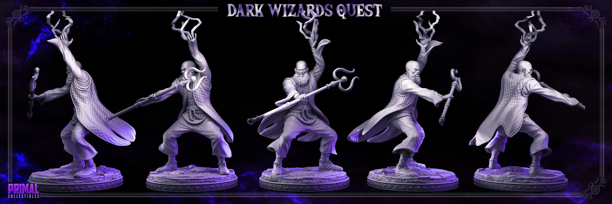 Rayzen Shaka | Tabletop Scale | TTRPG D&D Miniature | Primal Collectibles