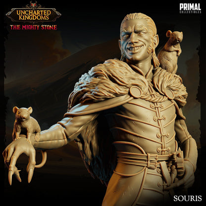 Ratman Soldier Souris | Uncharted Kingdoms | TTRPG D&D Miniature | Primal Collectibles