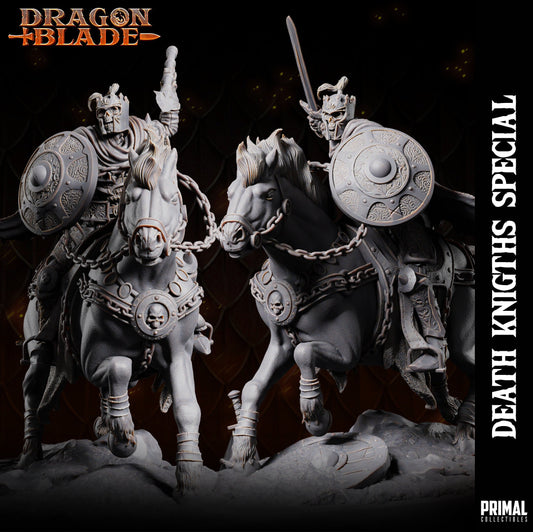 Skeleton on Horse | Tabletop Scale | TTRPG D&D Miniature | Primal Collectibles