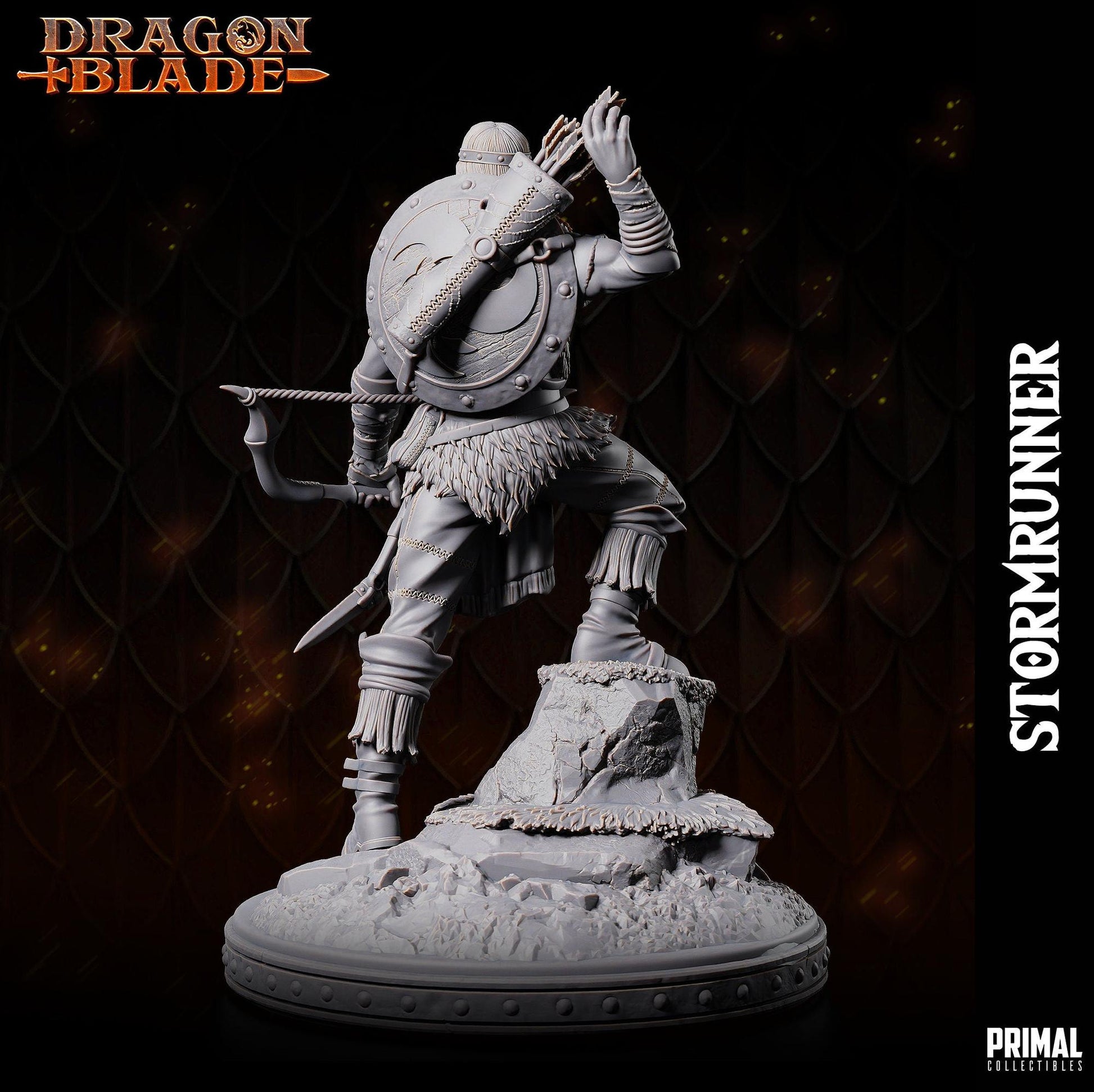 Stormrunner Ranger | Tabletop Scale | TTRPG D&D Miniature | Primal Collectibles