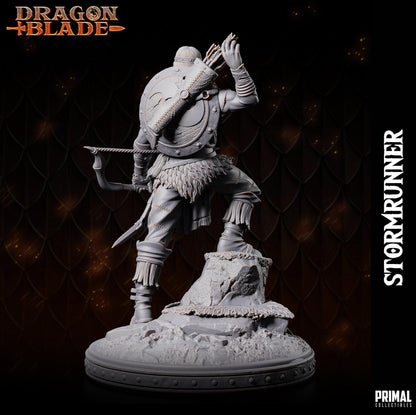 Stormrunner Ranger | Dragonblade | TTRPG D&D Miniature | Primal Collectibles