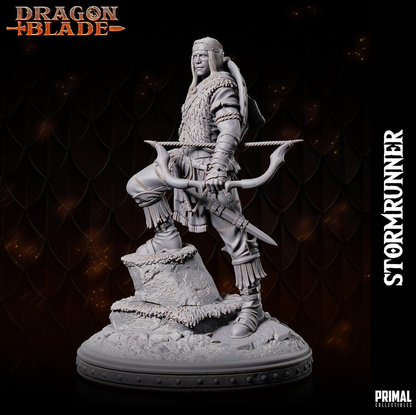 Stormrunner Ranger | Tabletop Scale | TTRPG D&D Miniature | Primal Collectibles