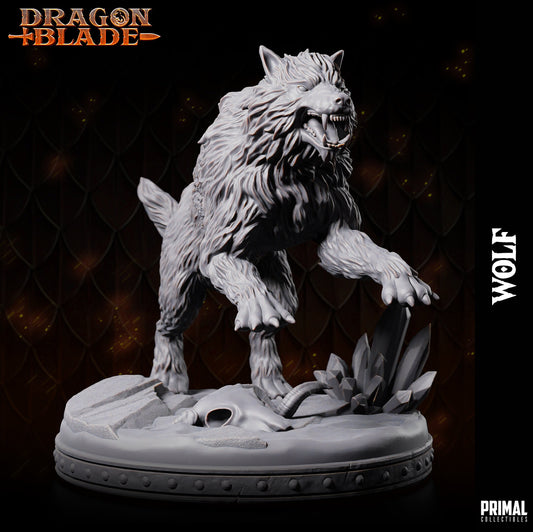 Wolf Snowdasher | Tabletop Scale | TTRPG D&D Miniature | Primal Collectibles