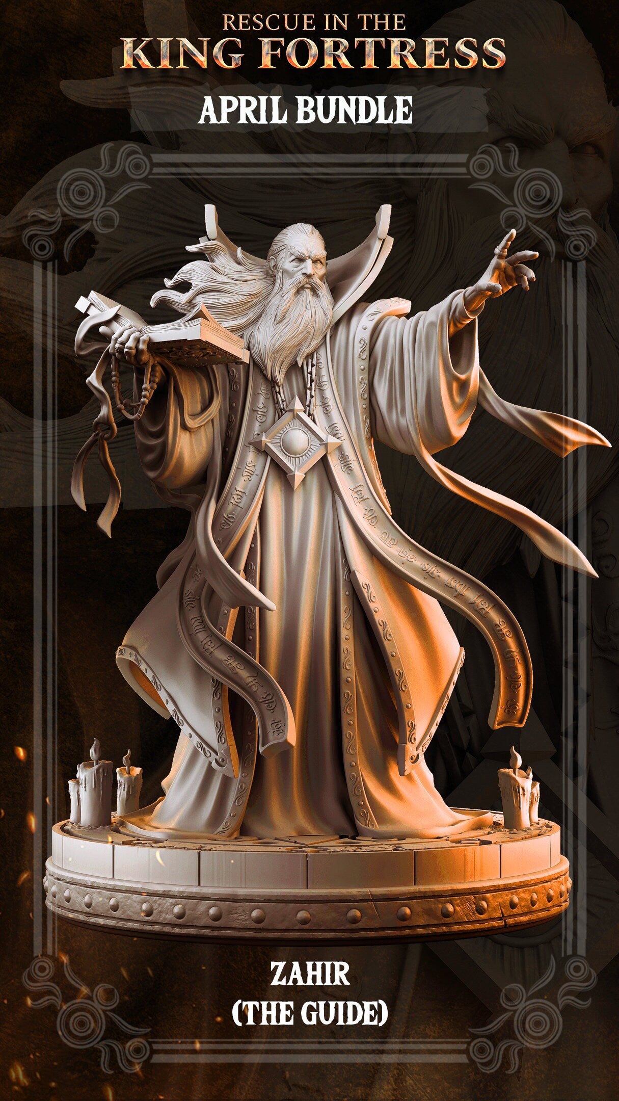 Zahir the Guide | Tabletop Scale | TTRPG D&D Miniature | Primal Collectibles