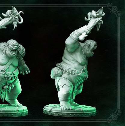 Kerag Ogre | The Mirror Maze | TTRPG D&D Miniature | Primal Collectibles