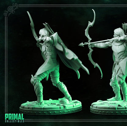 Haggar Elf | The Mirror Maze | TTRPG D&D Miniature | Primal Collectibles