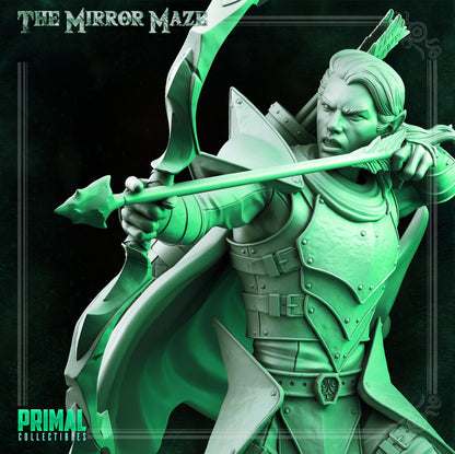 Haggar Elf | The Mirror Maze | TTRPG D&D Miniature | Primal Collectibles
