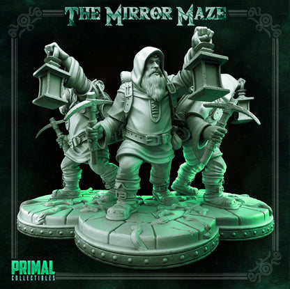 Prospector | The Mirror Maze | TTRPG D&D Miniature | Primal Collectibles
