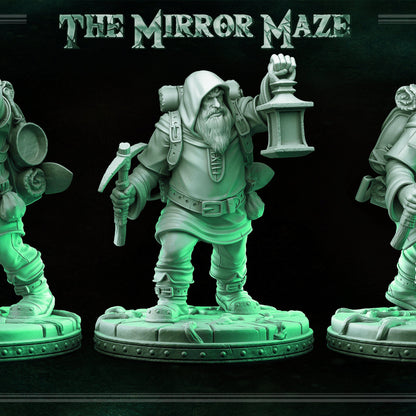 Prospector | The Mirror Maze | TTRPG D&D Miniature | Primal Collectibles