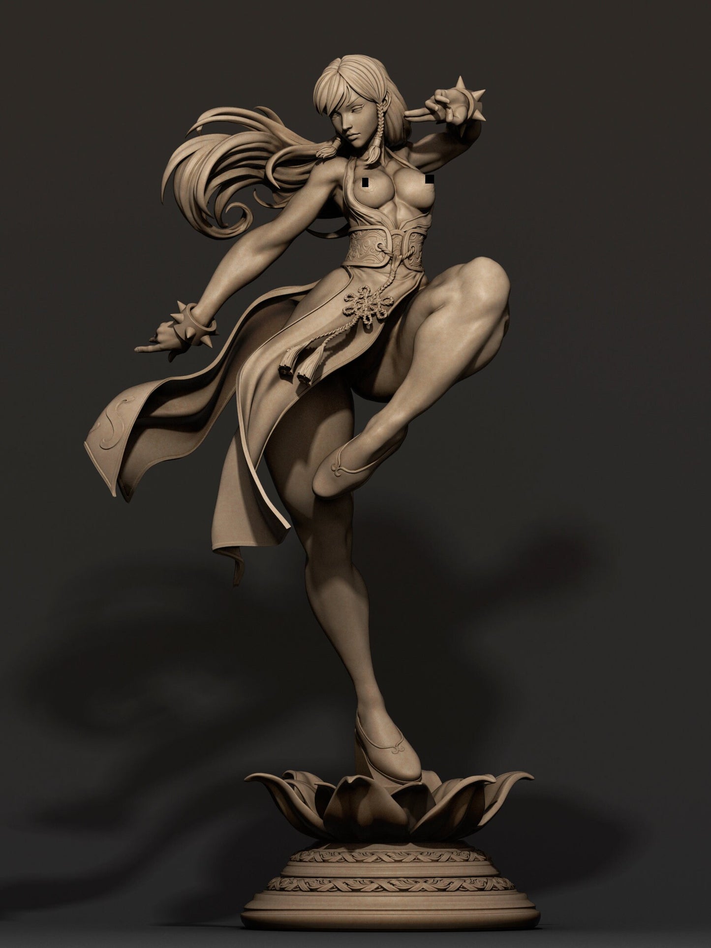 1:12 Martial Arts Fighter of the Streets | Resin Garage Kit Figure Game Fan Art | CA 3D Studios