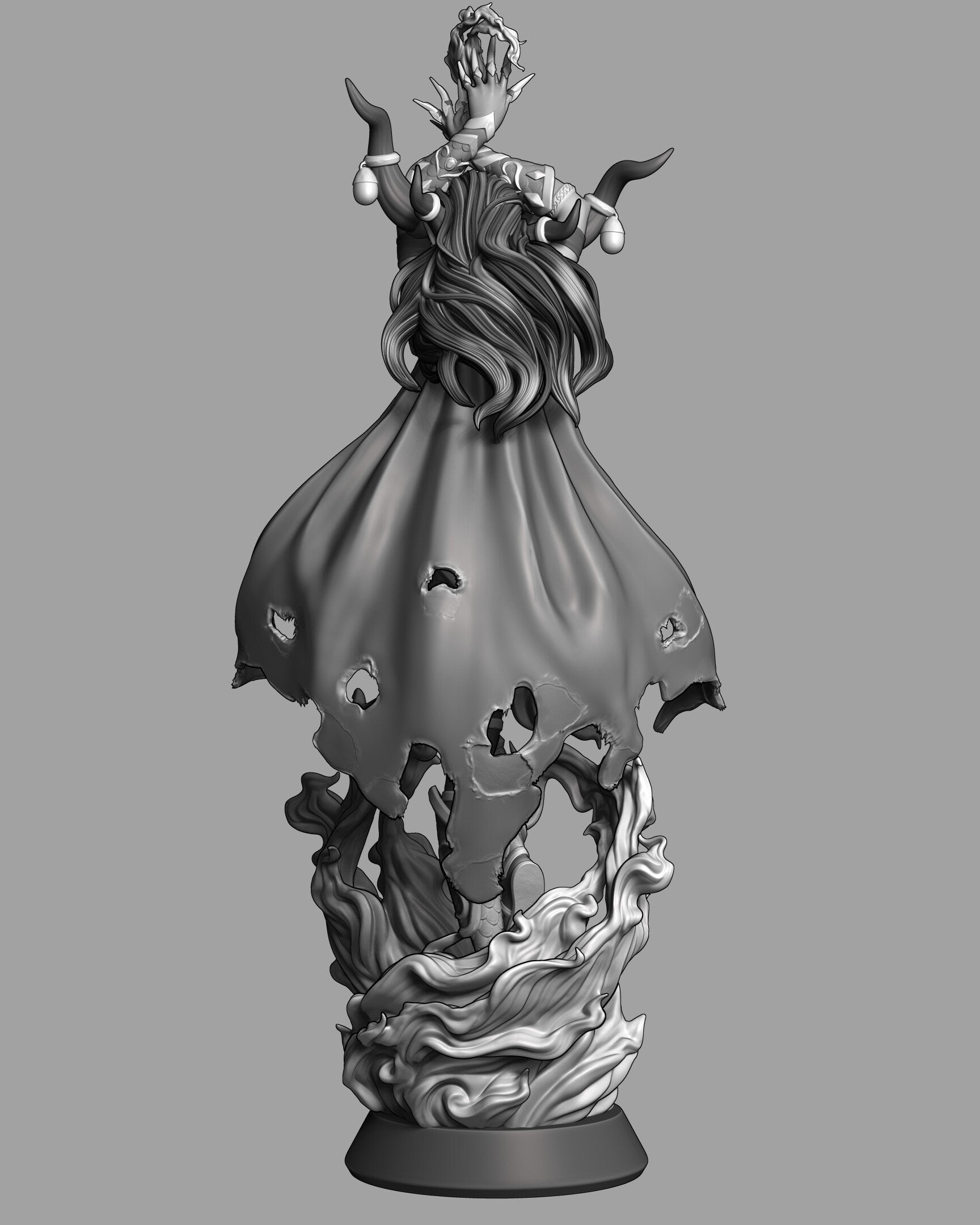 Life-Binder Dragon Queen | Resin Garage Kit Sculpture Anime Video Game Fan Art Statue | CA 3D Studios