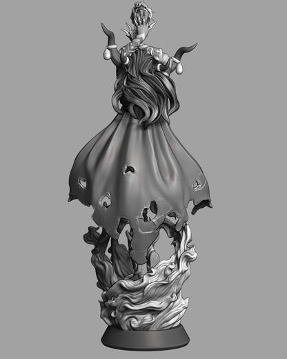 Life-Binder Dragon Queen | Resin Garage Kit Sculpture Anime Video Game Fan Art Statue | CA 3D Studios