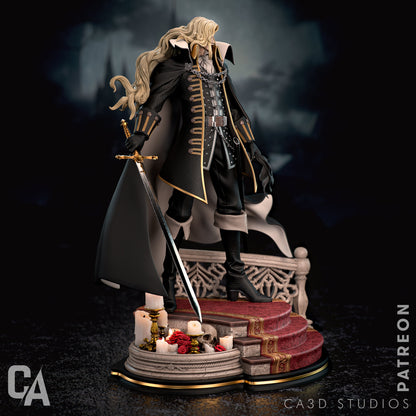 Half Vampire | Resin Garage Kit Sculpture Anime Video Game Fan Art Statue | CA 3D Studios