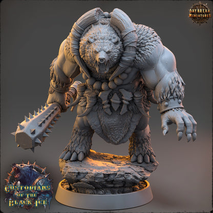 Bear Folk - The Custodians of the Black Ice | Tabletop or Display Scale | D&D Mini | Daybreak Miniatures