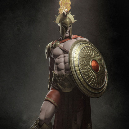 Greek God of War, Ares | Resin Garage Kit Sculpture Anime Video Game Fan Art Statue | CA 3D Studios