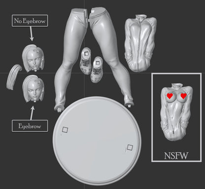 Eighteenth Android | Resin Garage Kit Sculpture Anime Video Game Fan Art Statue | CA 3D Studios