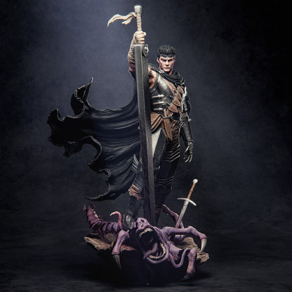 1:12 Black Swordsman | Resin Garage Kit Sculpture Anime Manga Fan Art Statue | CA 3D Studios