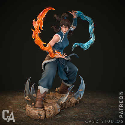 1:12 Water Tribe Avatar | Resin Garage Kit Sculpture Anime Video Game Fan Art Statue | CA 3D Studios