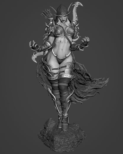 Banshee Queen | Resin Garage Kit Sculpture Anime Video Game Fan Art Statue | CA 3D Studios