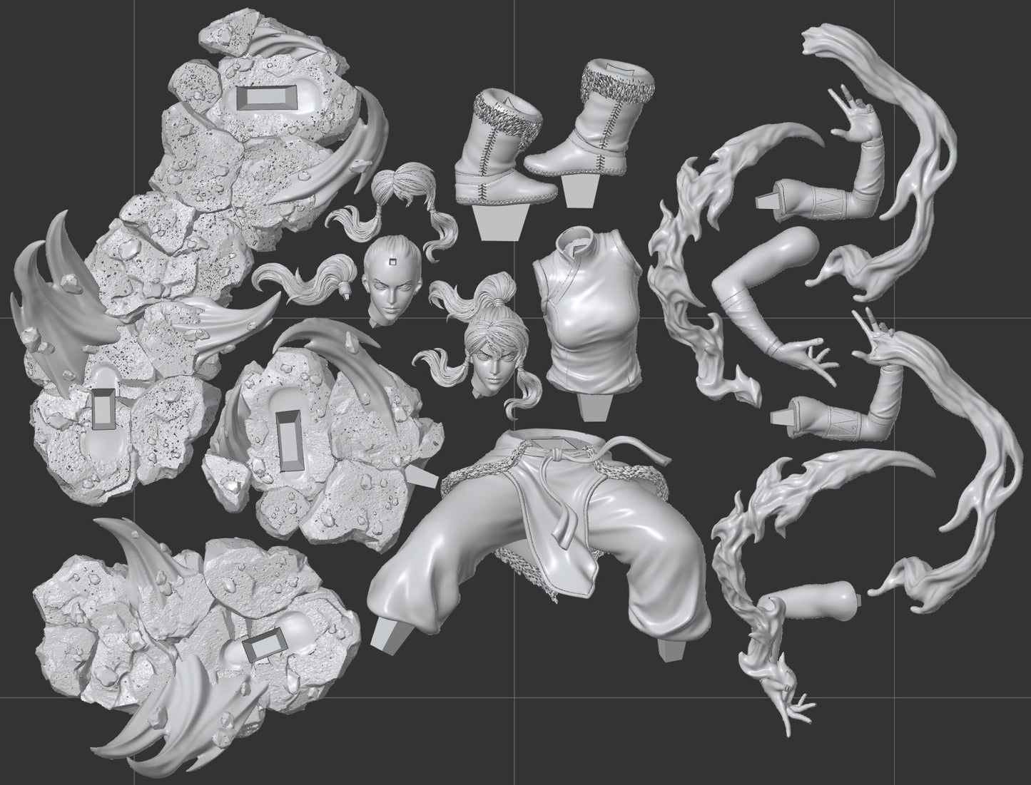 1:12 Water Tribe Avatar | Resin Garage Kit Sculpture Anime Video Game Fan Art Statue | CA 3D Studios