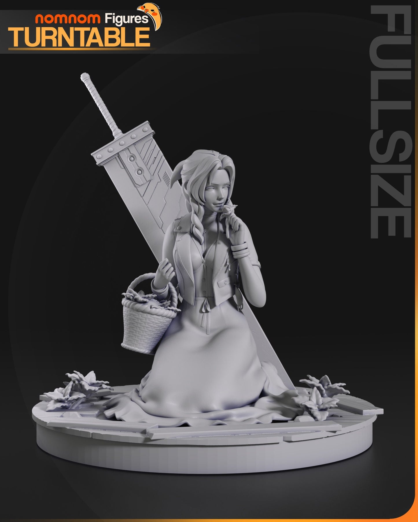 Flower Girl | Resin Garage Kit Figure Game Fan Art | Nomnom Figures