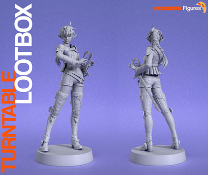 Red Mage Scion | Resin Garage Kit Figure Game Fan Art | Nomnom Figures