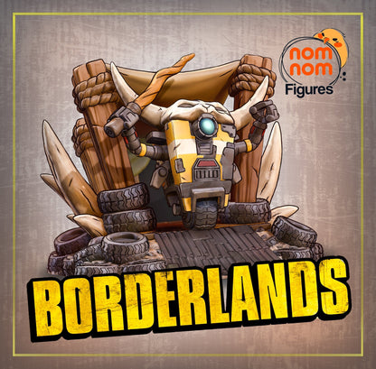 Chibi Loudmouth Robot | Resin Garage Kit Figure Game Fan Art | Nomnom Figures