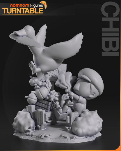 Untitled Goose | Resin Garage Kit Game Fan Art | Nomnom Figures