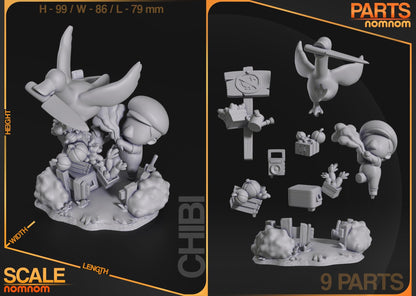 Untitled Goose | Resin Garage Kit Game Fan Art | Nomnom Figures