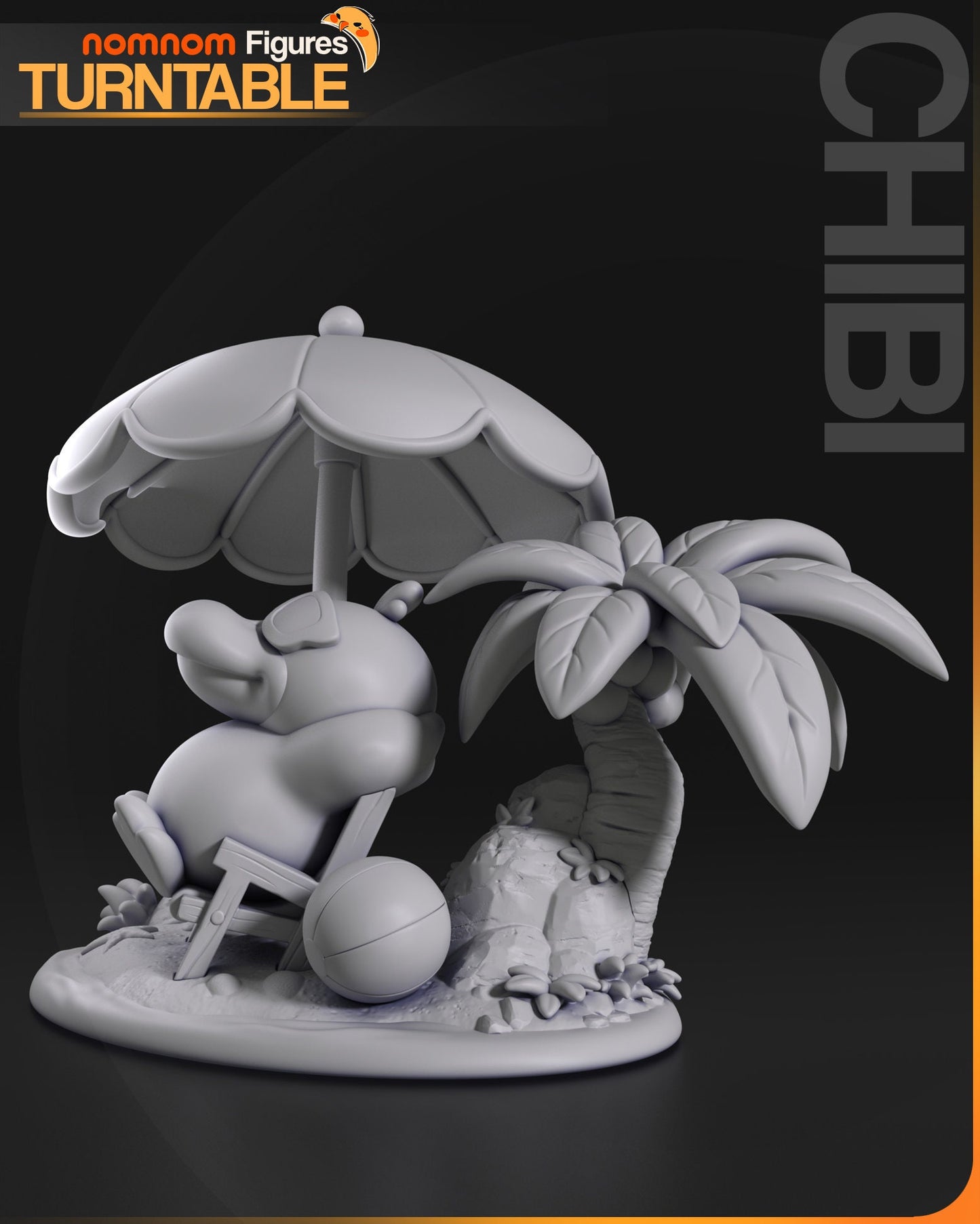 Psychic Duck | Resin Garage Kit Figure Anime Game Fan Art | Nomnom Figures