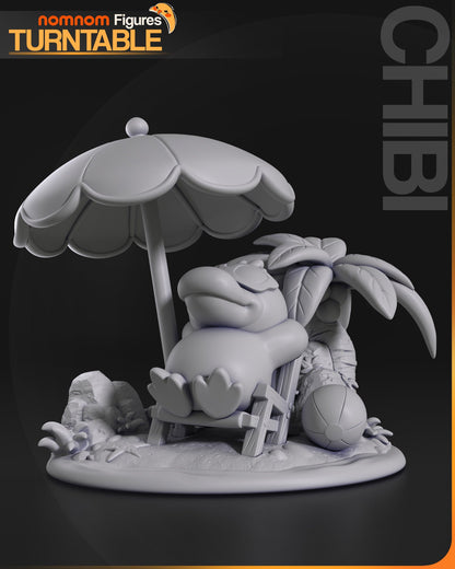 Psychic Duck | Resin Garage Kit Figure Anime Game Fan Art | Nomnom Figures