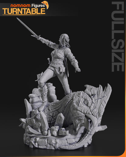 Child of Destiny | Resin Garage Kit Figure Book Game Fan Art | Nomnom Figures