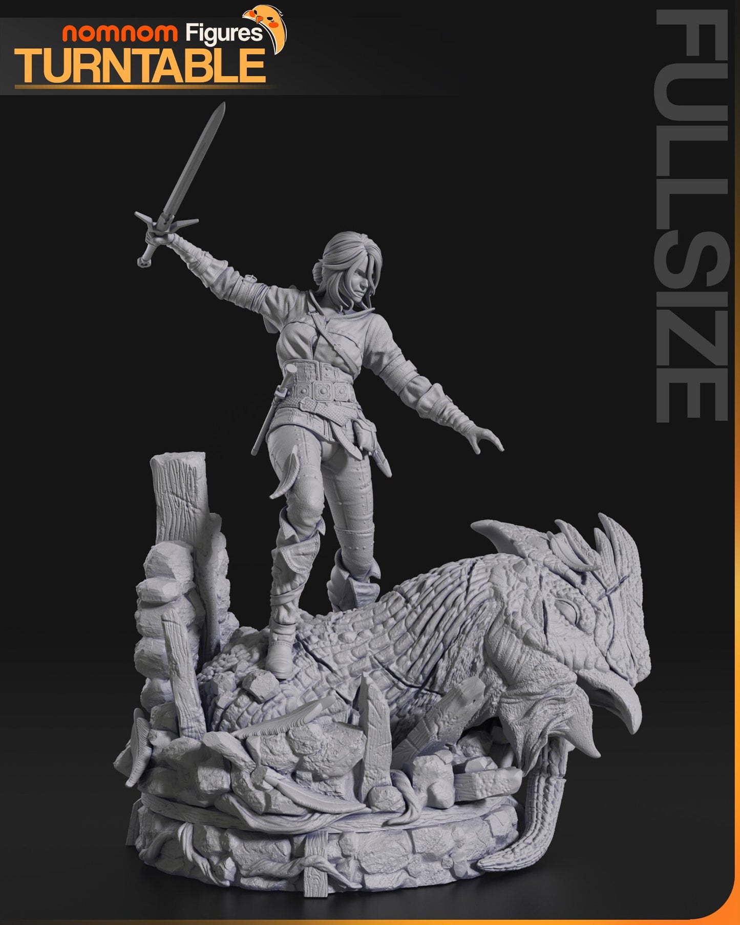 Child of Destiny | Resin Garage Kit Figure Book Game Fan Art | Nomnom Figures