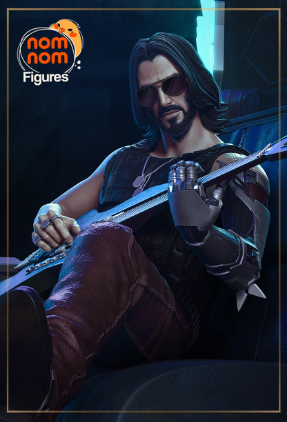 Famous Rockerboy | Resin Garage Kit Figure Game Fan Art | Nomnom Figures