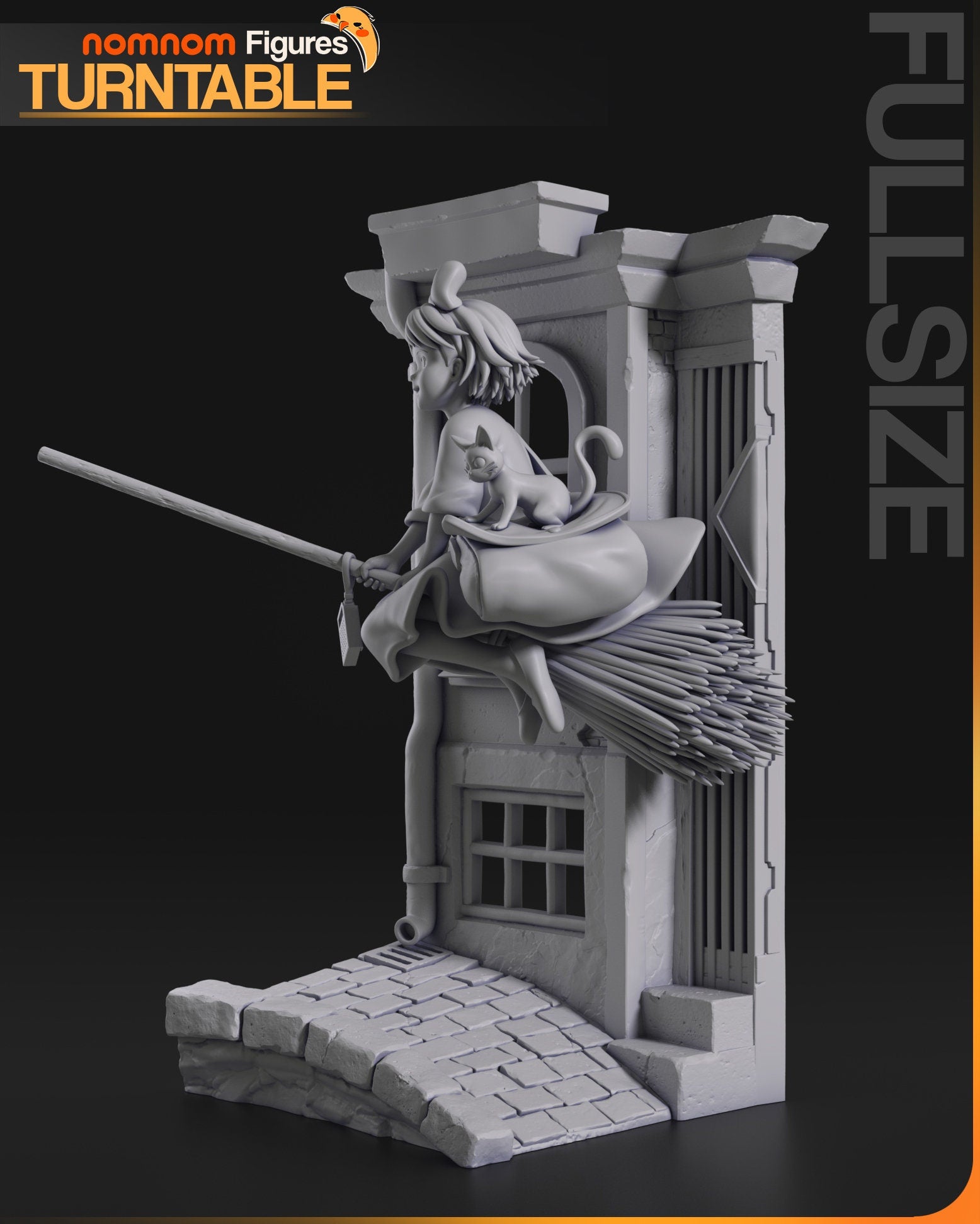 Delivery Witch | Resin Garage Kit Figure Anime Fan Art | Nomnom Figures