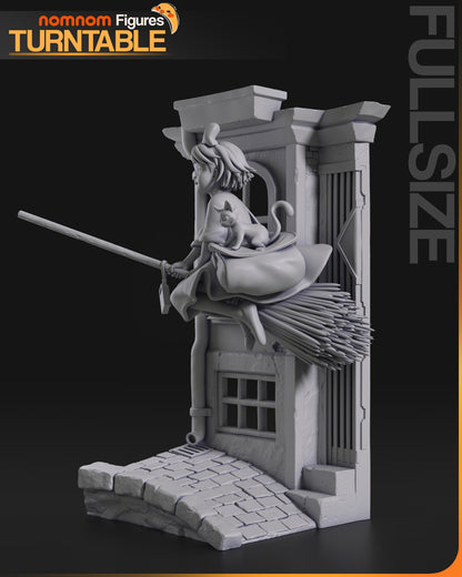 Delivery Witch | Resin Garage Kit Figure Anime Fan Art | Nomnom Figures