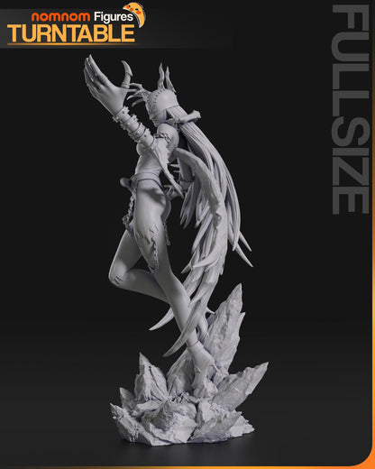 Fallen Angel Digital Monster | Resin Garage Kit Figure Game Fan Art | Nomnom Figures
