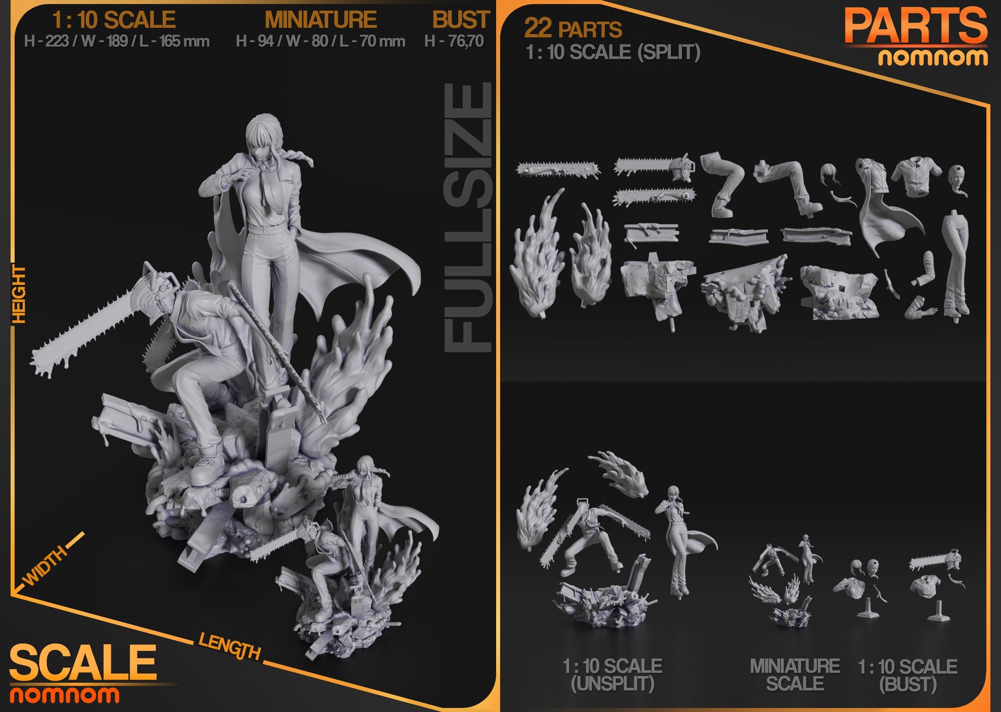 Bloody Couple | Resin Garage Kit Figure Anime Manga Fan Art | Nomnom Figures