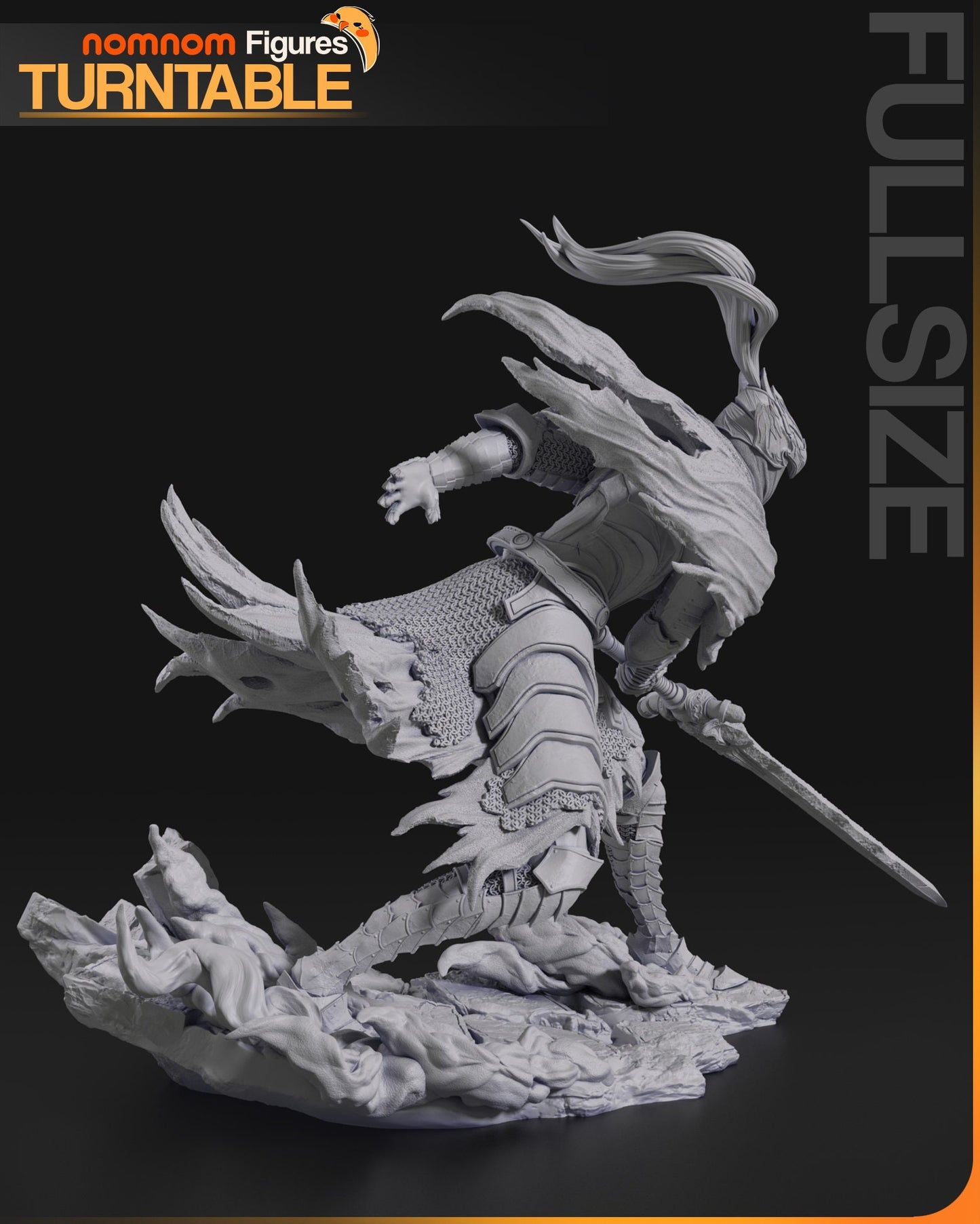 Abyss Walker | Resin Garage Kit Sculpture Video Game Fan Art Statue | Nomnom Figures