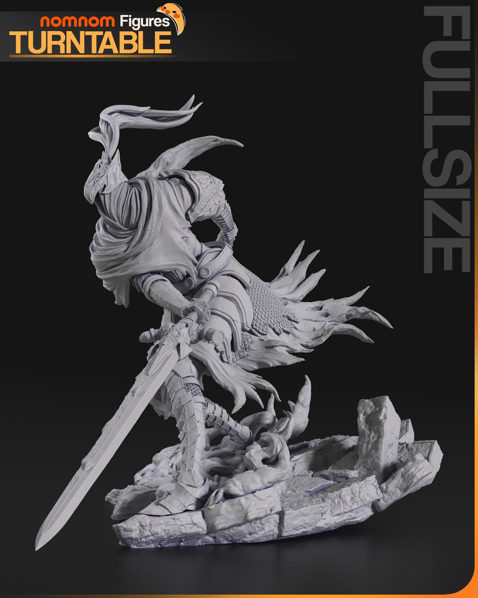 Abyss Walker | Resin Garage Kit Sculpture Video Game Fan Art Statue | Nomnom Figures