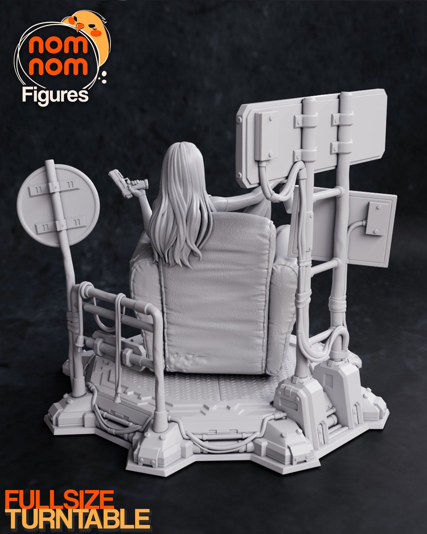 Cyber Edgerunner | Resin Garage Kit Figure Anime Fan Art | Nomnom Figures