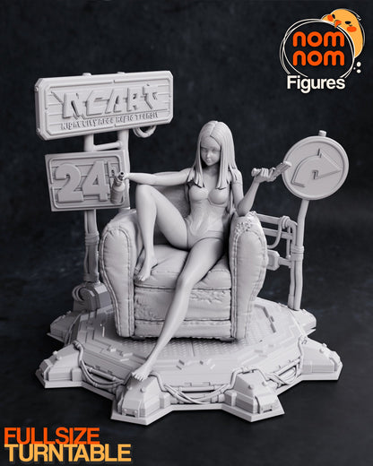 Cyber Edgerunner | Resin Garage Kit Figure Anime Fan Art | Nomnom Figures