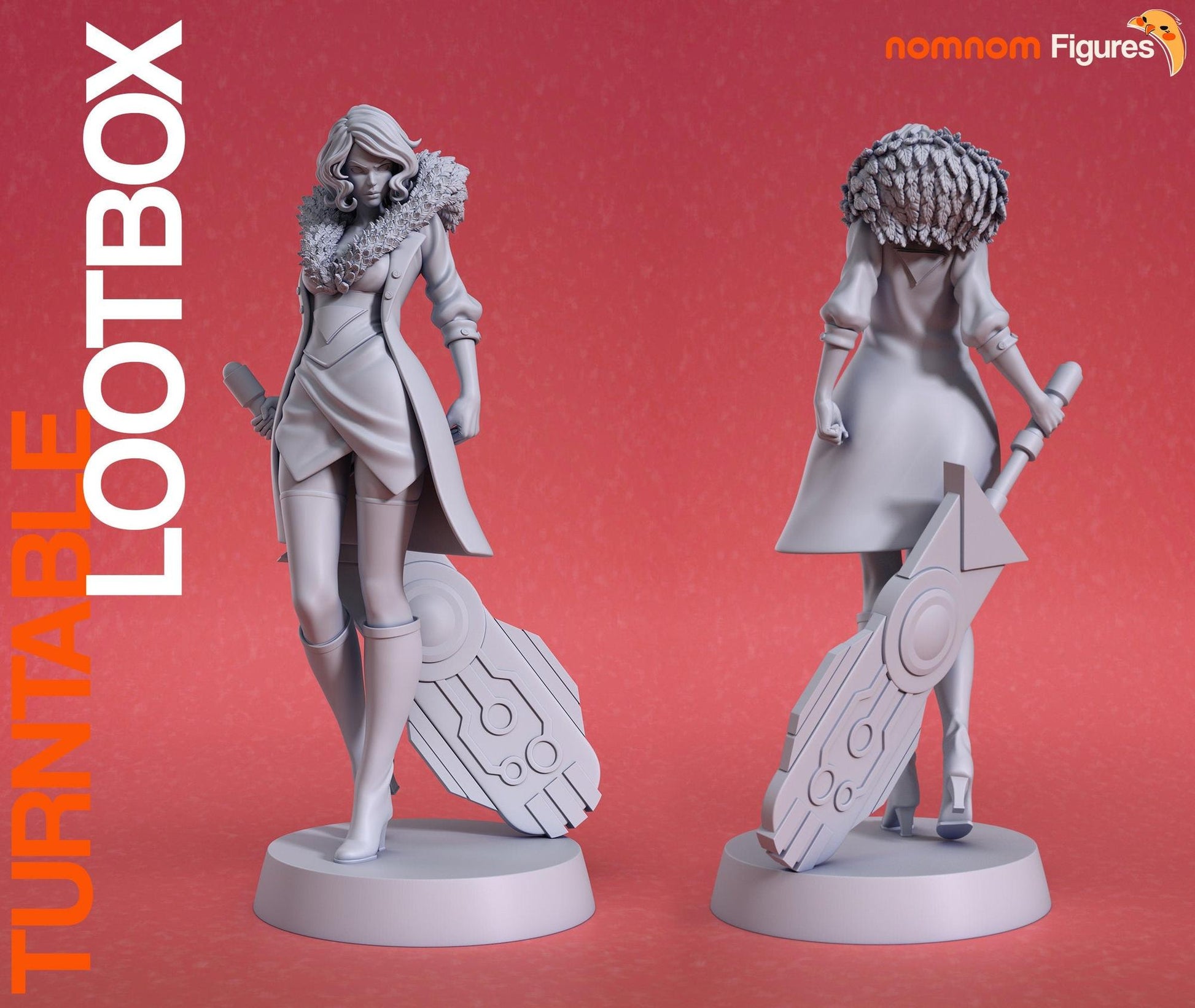 Voiceless Singer | Resin Garage Kit Figure Game Fan Art | Nomnom Figures