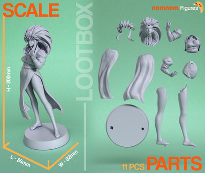 Space Pirate | Resin Garage Kit Figure Anime Fan Art | Nomnom Figures