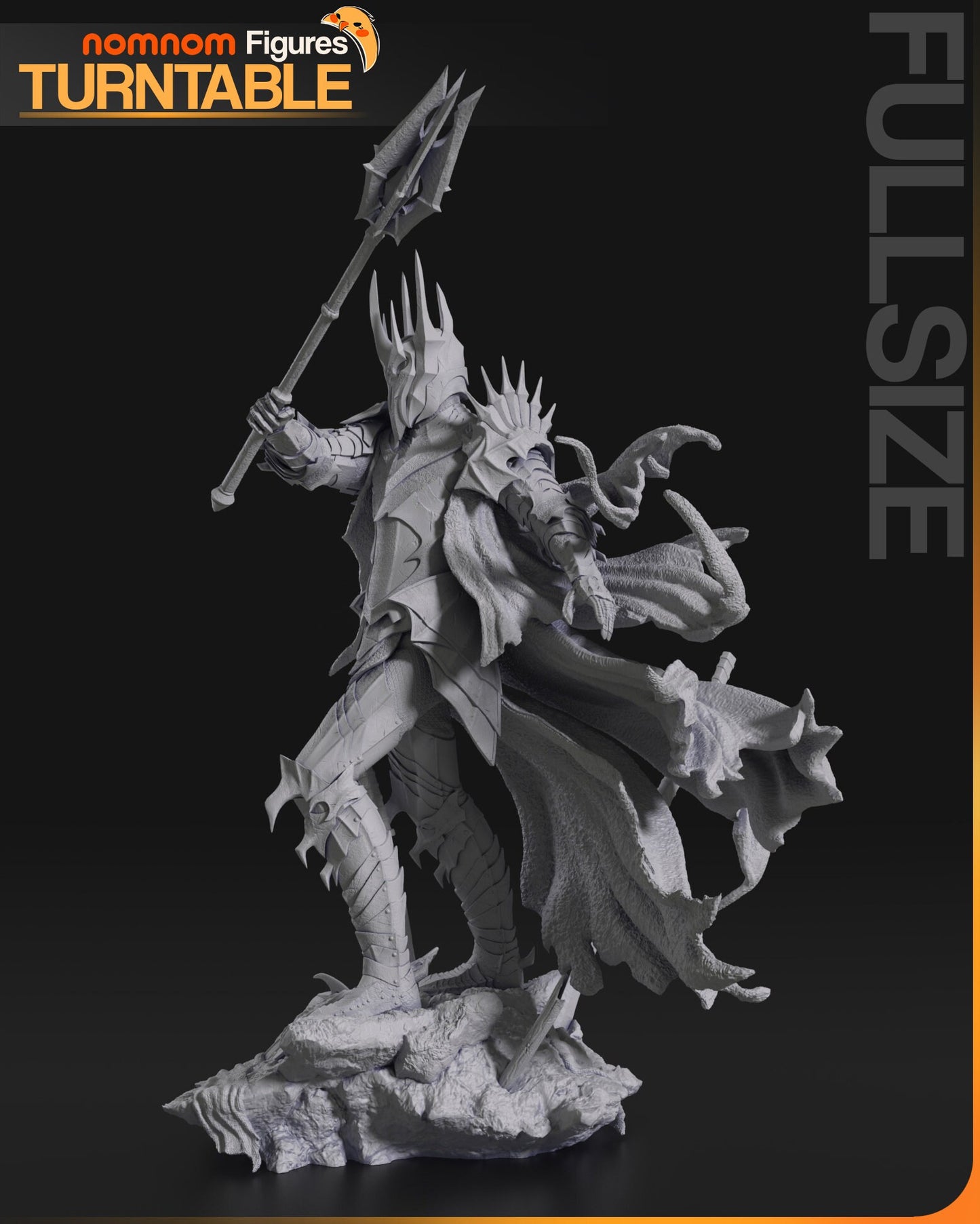 Dark Lord | Resin Garage Kit Figure Movie Book Fan Art | Nomnom Figures