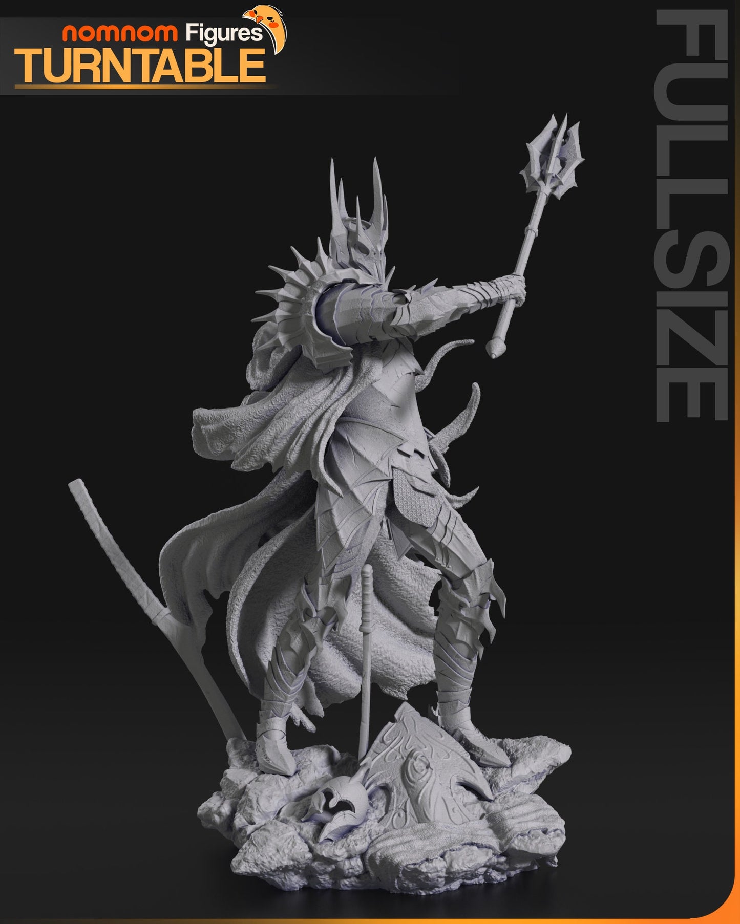 Dark Lord | Resin Garage Kit Figure Movie Book Fan Art | Nomnom Figures